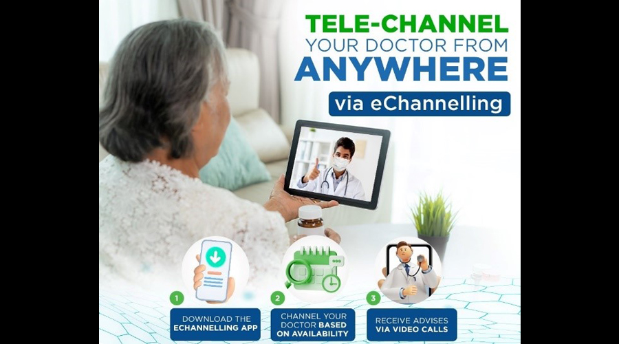 eChannelling introduces One touch Tele Channelling to offer personalised Doctor consultation Services