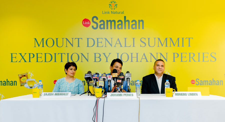 Link Samahan set to power Johann Peries as he sets off to summit Mount Denali