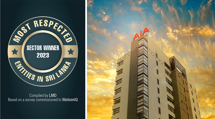 AIA Insurance recognized as Sri Lanka s Most Respected Insurer 2023