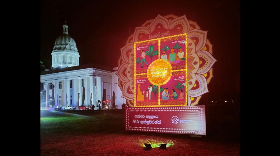 Sri Lanka s first crowdsourced pandol this Vesak by AIA Insurance