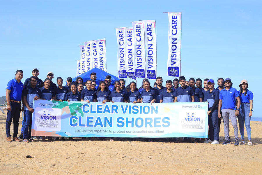 Vision Care successfully concludes Clear Vision Clear Shores Mt. Lavinia beach cleanup initiative for World Environment Day