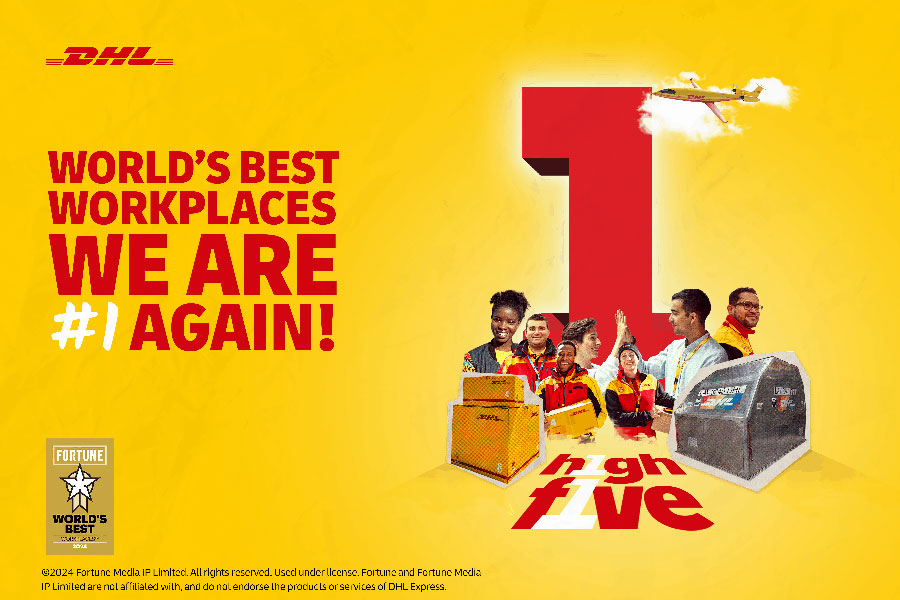 DHL Express in first place among the Worlds Best Workplaces