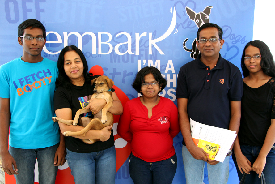 Embark rehomes a very special street pooch