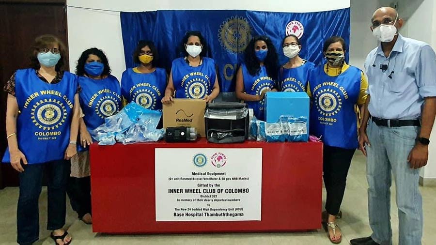 Inner Wheel Club of Colombo supports New Covid HDU at Base Hospital Thambuththegama