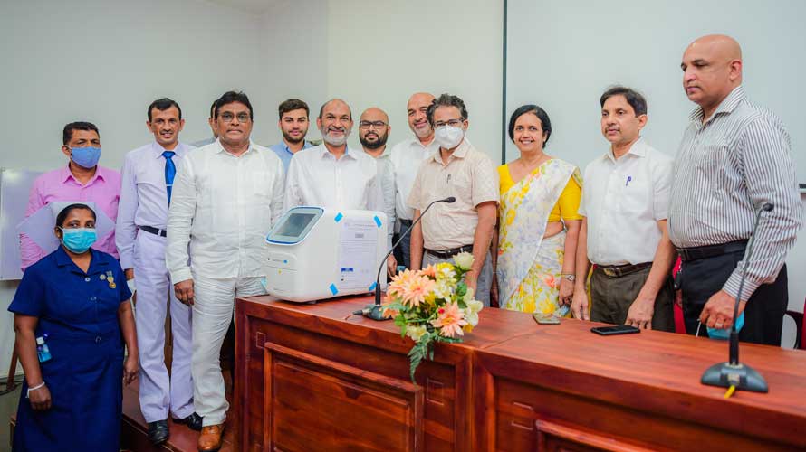 Sri Lanka Gem Jewellery Association Donates Rs. 5 Million PCR Machine to Kandy National Hospital