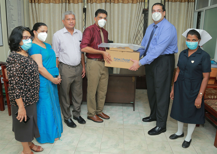 businesscafe CEAT Kelani donates High Flow Nasal Oxygen equipment to Karapitiya Teaching Hospital