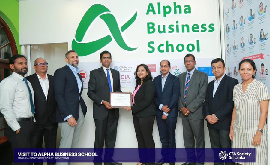 CFA Society Sri Lanka Partners with Alpha Business School as Candidate Resource Partner