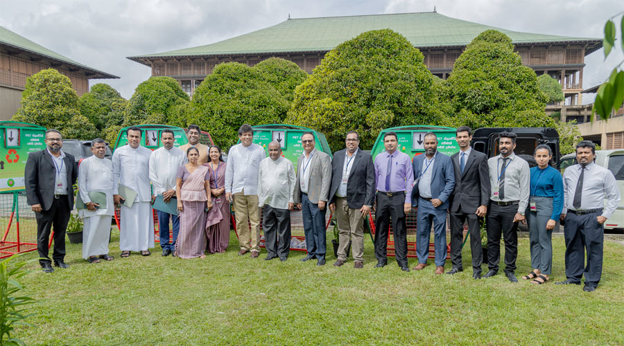 Coca Cola Beverages Sri Lanka Initiates PET Plastic Collection at Sri Lanka Parliament on World Environment Day with Eco Spindles