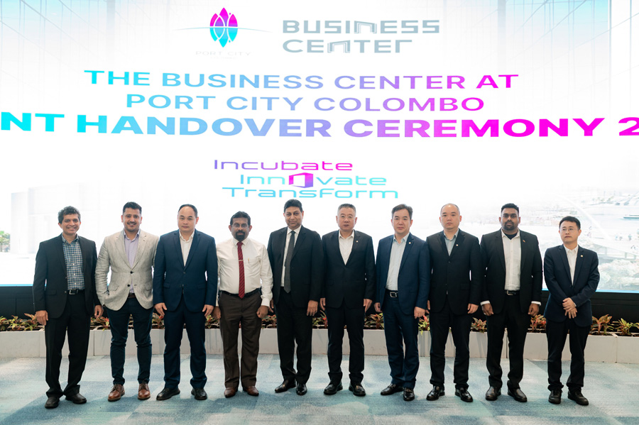 Port City Colombo Commemorates Tenant Handover of the Business Centre