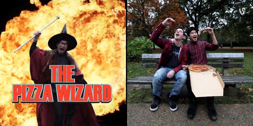 Dominos enlists Vine stars Huw Samuel and Leslie Wai to put the pizazz back in pizzas