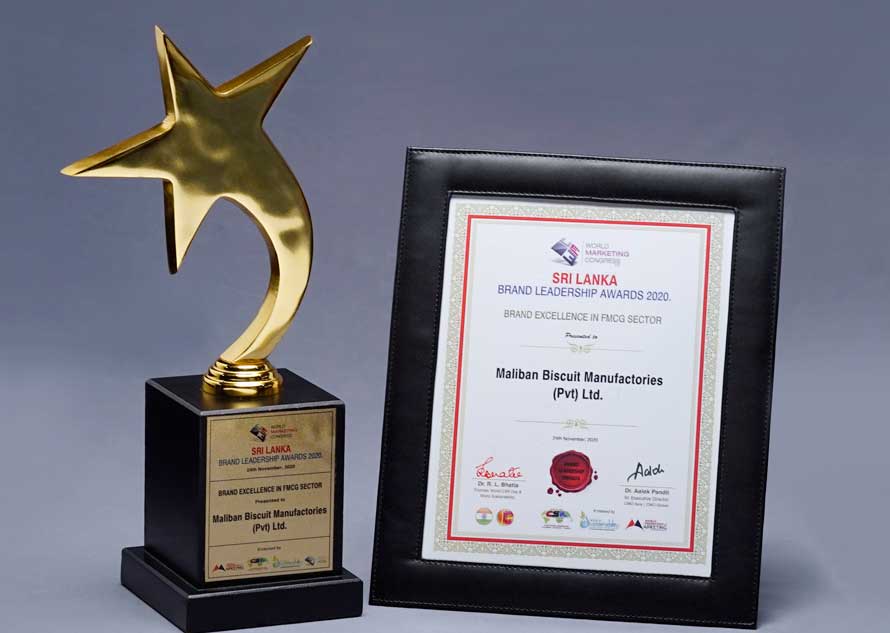 Maliban clinches Brand Excellence Award FMCG sector at the Sri Lanka Best Brand Awards 2020