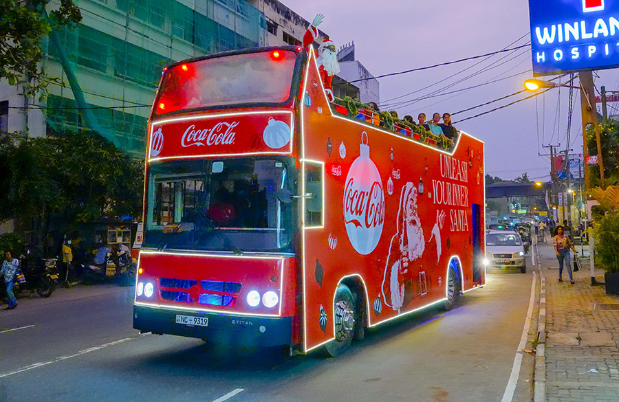 The World Needs More Santas Coca Cola Sri Lanka Festive Fleet Brings Cheer