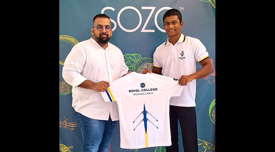 SOZO to Hydrate the Royal College Colombo Rowing Crew