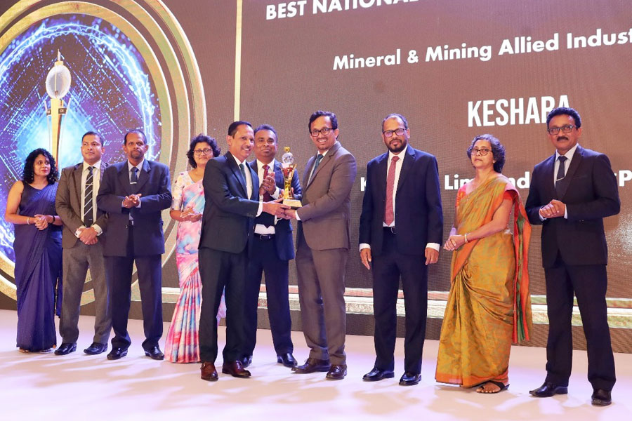 Keshara Lime Industries wins Best National Industry Brand Award