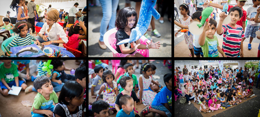 Children flock to Odel for The Whale Song on World Animal Day
