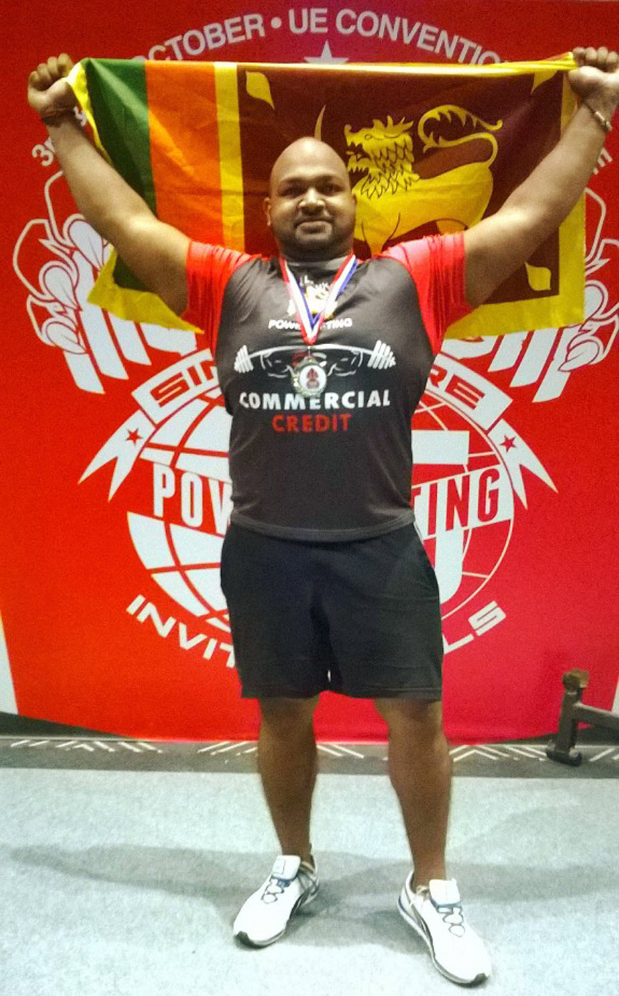 Weightlifter Ransilu Jayatillake