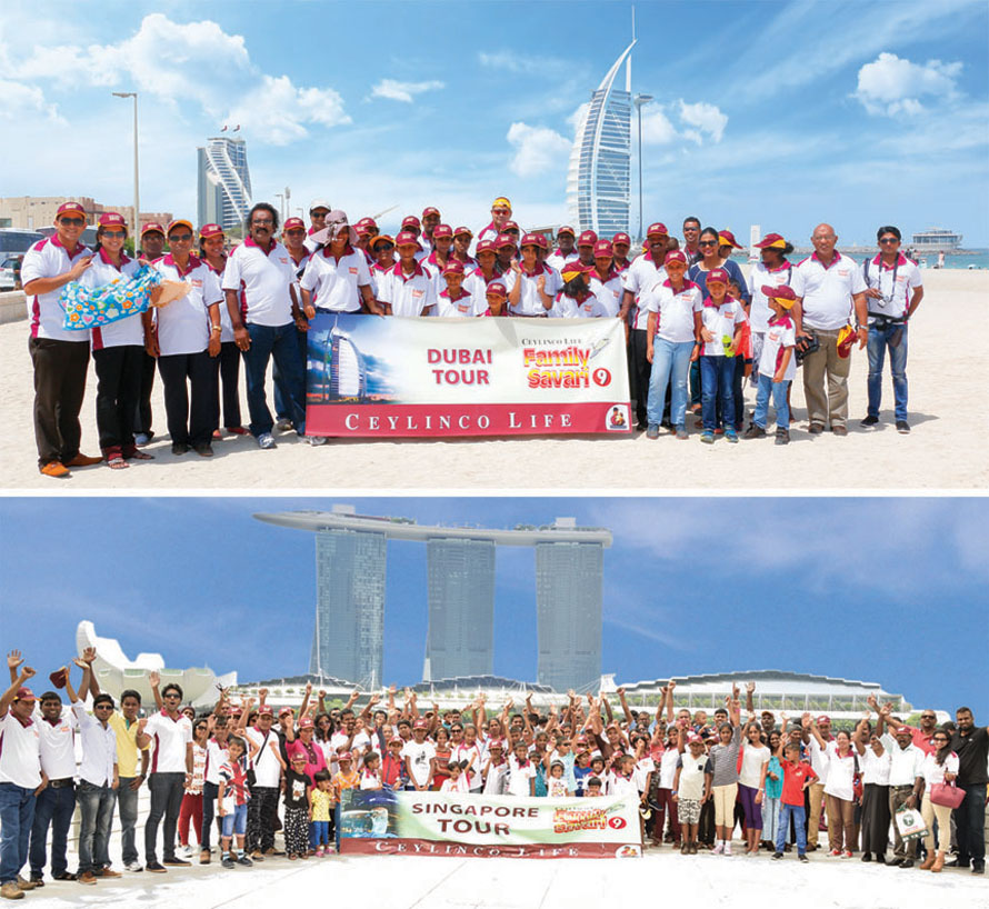 Ceylinco Life policyholders tour Dubai and Singapore