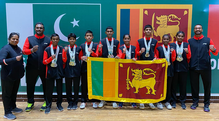 Lankan shuttlers claim 9 golds and 6 silver at South Asia Regional Junior Meet