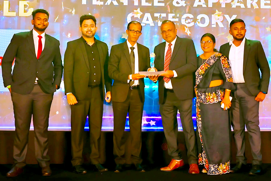 C Four Industries wins Gold again at SLIM SMEDA 2025 for Excellence in Textile and Fashion