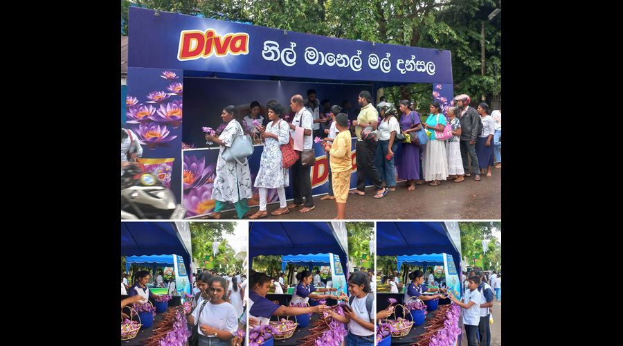 Diva Celebrates Vesak meaningfully with Diva Fresh Nil Manel Mal Dansela Honoring Compassion and Purity