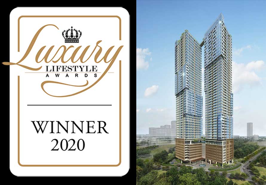 Sanken Capitol Developers Singapore PT Group Architect win global accolades for Capitol TwinPeaks apartment project at Luxury Lifestyle Awards 2020