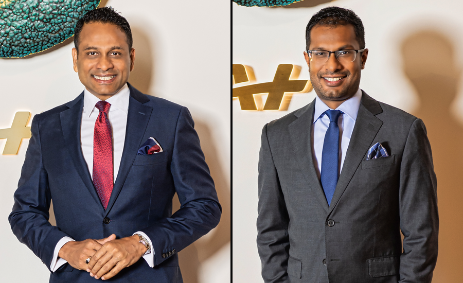 Aelian Gunawardene Founder Managing Director JAT Holdings PLC and Nishal Ferdinando Cheif Executive Officer