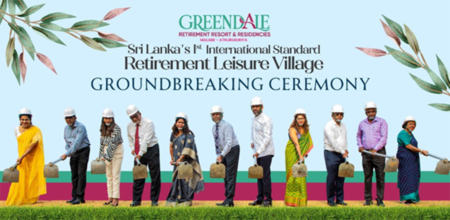 Home Lands Skyline breaks ground for Sri Lanka s first International Standard Retirement Leisure Village Greendale Retirement Resort Residencies Athurugiriya