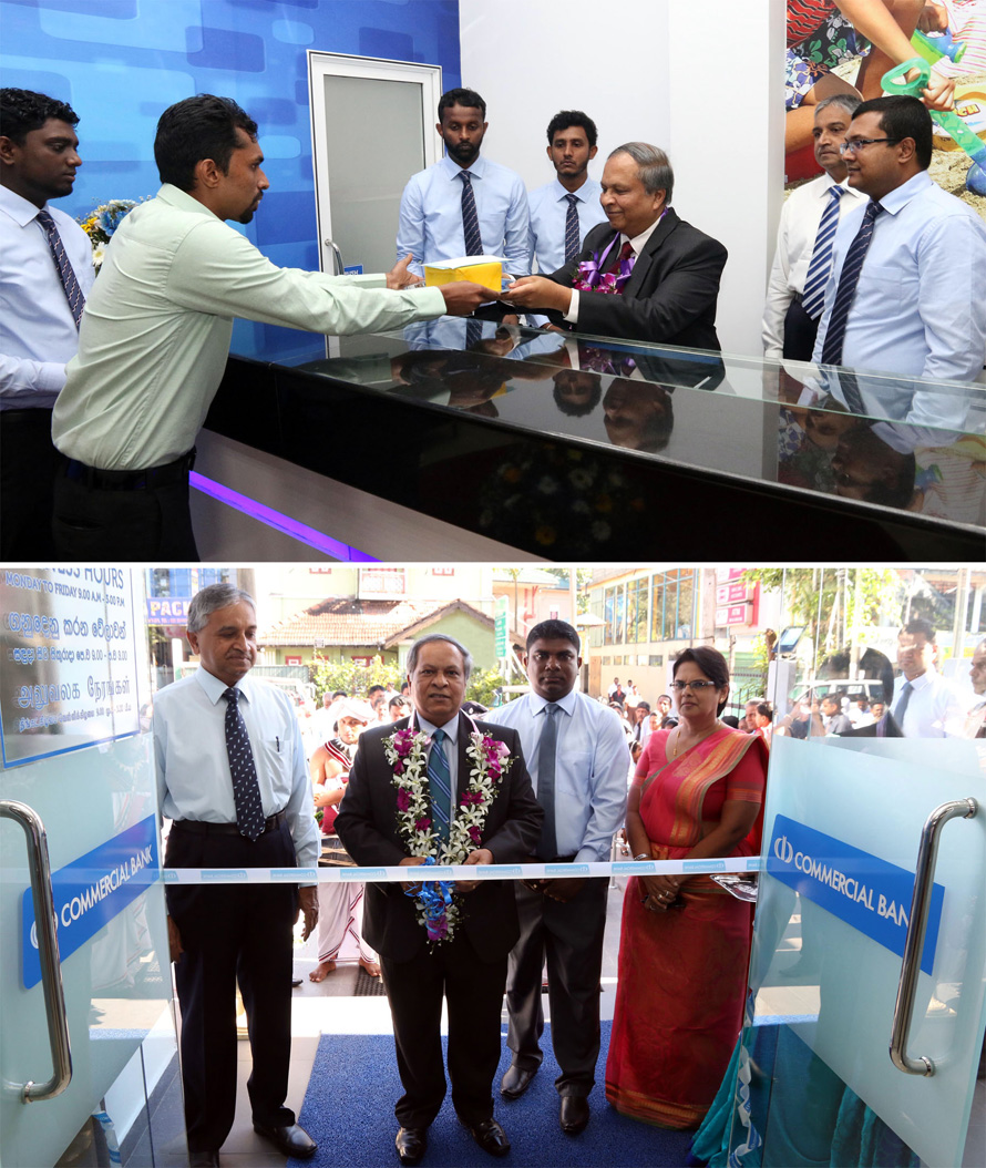 Commercial Bank opens branches in Kelaniya and Veyangoda