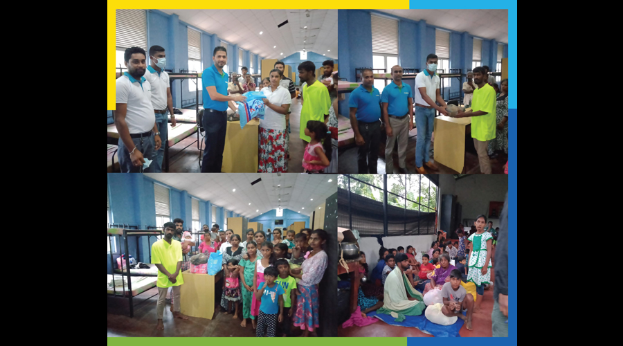 HNB FINANCE provides relief to Nawalapitiya flood victims