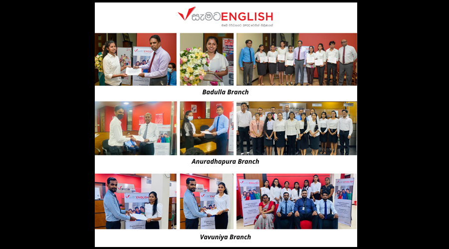 Graduates of DFCC Samata English Programme Felicitated