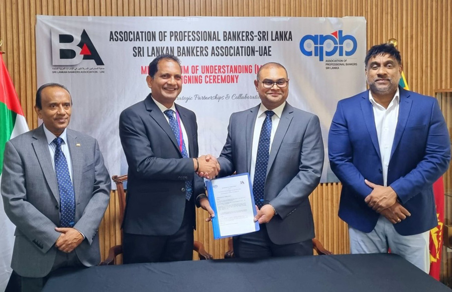 APBSL and SLBA UAE Forge Strategic Partnership to Strengthen Sri Lankan Banking Professionals Global Reach