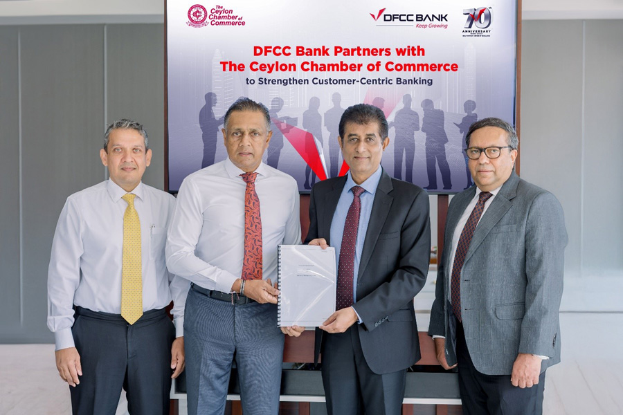 DFCC Bank and Ceylon Chamber of Commerce Forge Strategic Partnership to Strengthen Customer Centric Banking