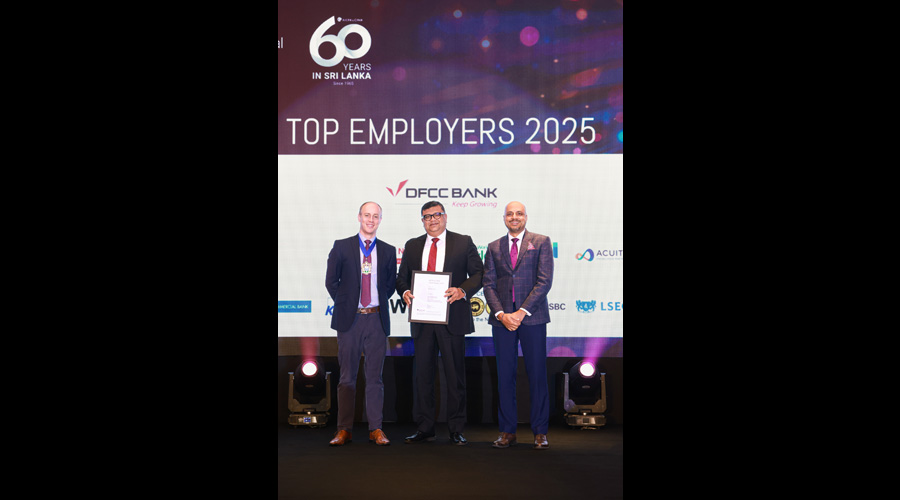 DFCC Bank Ranked 4th Among Sri Lankas Top Employers for CIMA Members in 2025