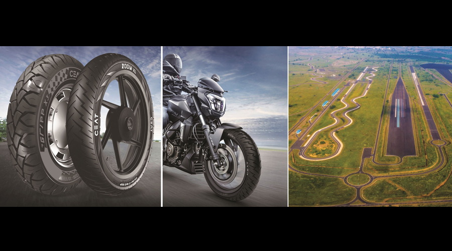 CEAT pits its motorcycle tyres against competitors at Indian test track