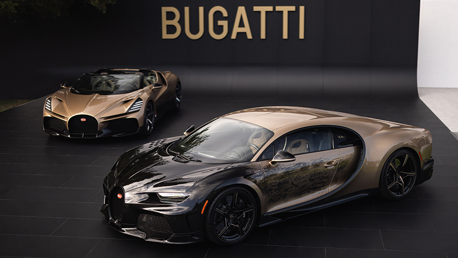 Bugatti is showcasing ultimate automotive craftsmanship at The Quail A Motorsports Gathering