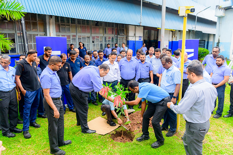 Sustainability focused CEAT Kelani engages employees and families in tree planting