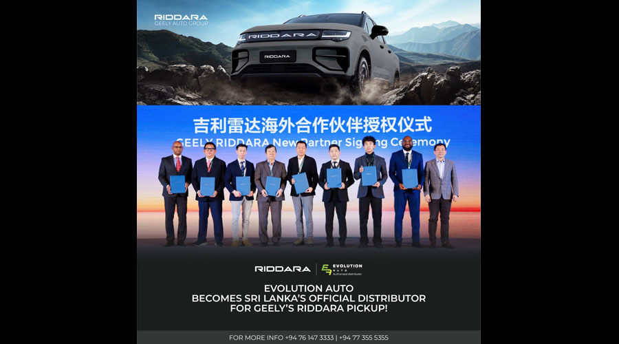 Evolution Auto Partners with Geely Holding Group to Revolutionize Sri Lankas Mobility with Advanced Electric Pickups