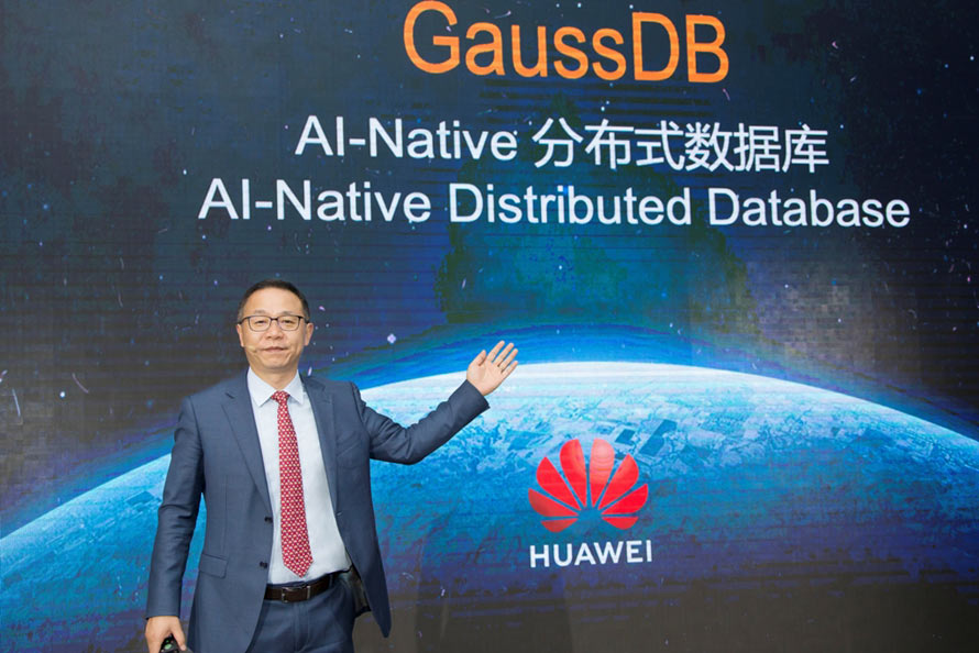 David Wang Huawei Executive Director of the Board and President of ICT Strategy Marketing launches the AI Native database