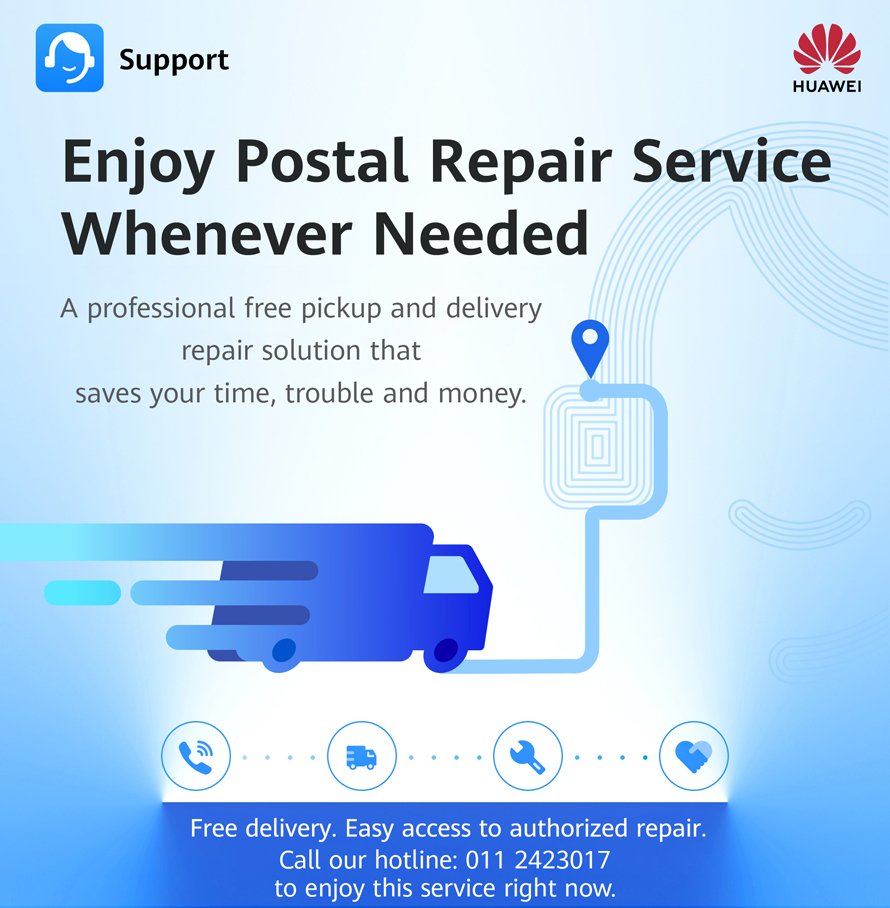 Huaweis Postal Repair Service boosts customer convenience