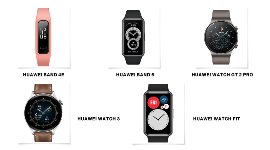 Huawei offers consumers a wide range of wearables available now