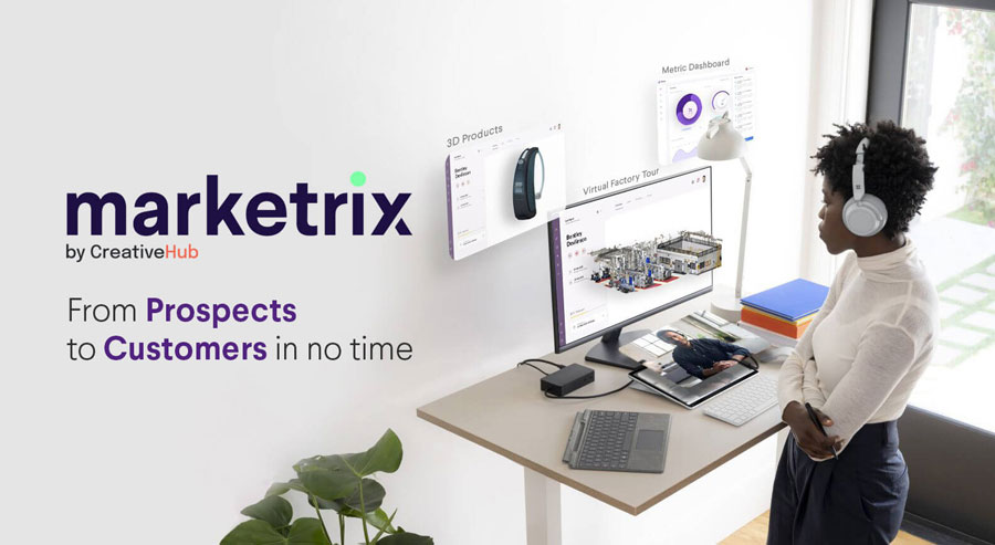 CreativeHub enables effective B2B Hybrid Selling with Marketrix Interactive Virtual Experience Platform