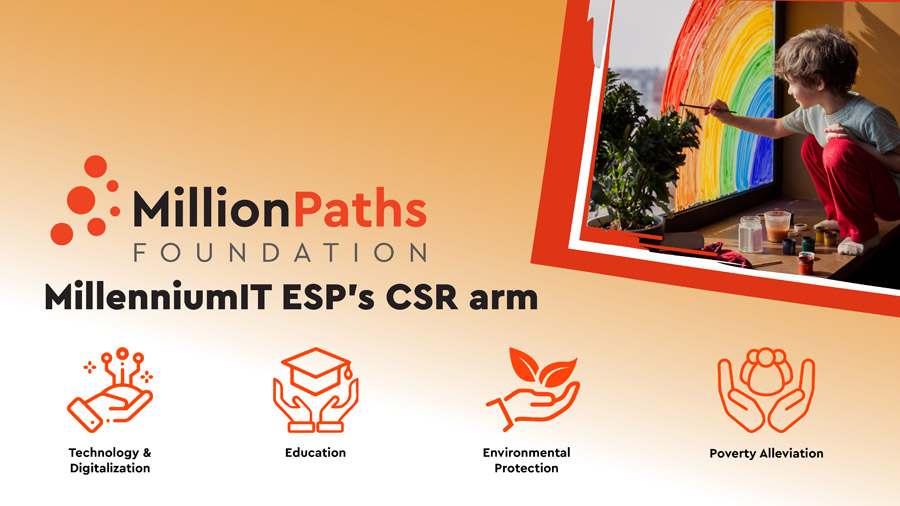 MillenniumIT ESP launches MillionPaths Foundation