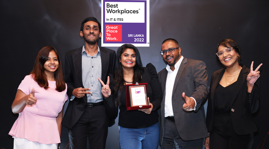Gapstars recognised in list Top 10 IT Workplaces in Sri Lanka by Great Place to Work Sri Lanka