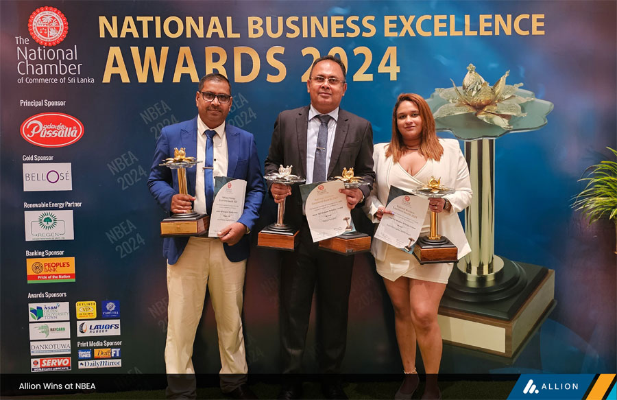Allion Technologies Receives Four Prestigious Awards at the National Business Excellence Awards