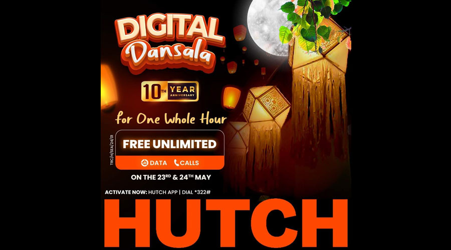 HUTCH marked 10th year of its pioneering Digital Dansala initiative this Vesak