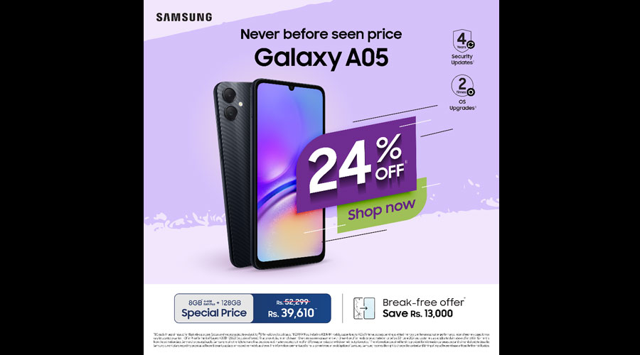 Samsung Sri Lanka Unveils Galaxy A05 with 24 Discount and Screen Replacement Offer