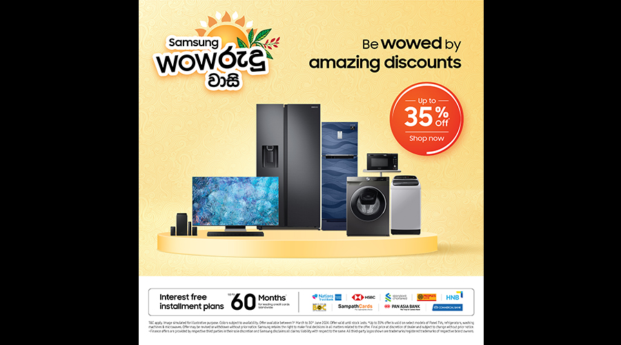 Samsung Sri Lanka Unveils Wowrudu Wasi Avurudu Promotion with Up to 35 Discounts