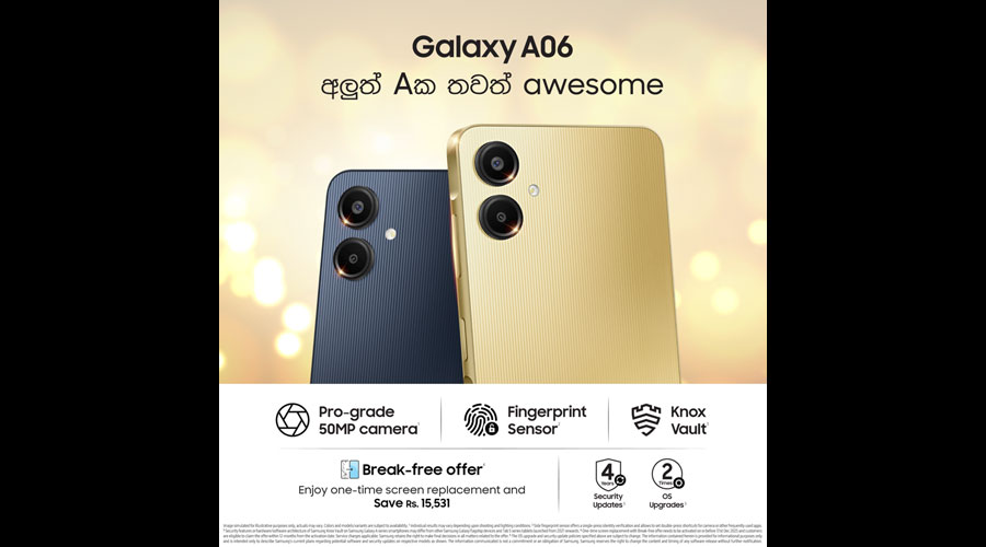 Samsung Sri Lanka unveils the Galaxy A06 Affordable innovation with premium features