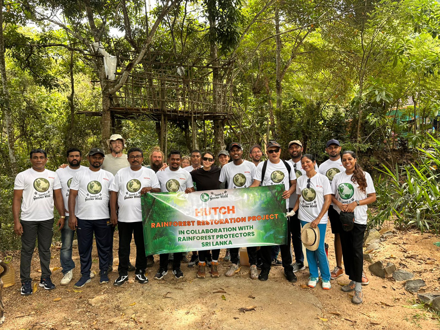 HUTCH Advances Rainforest Restoration and Sustainability with Rainforest Protectors Sri Lanka