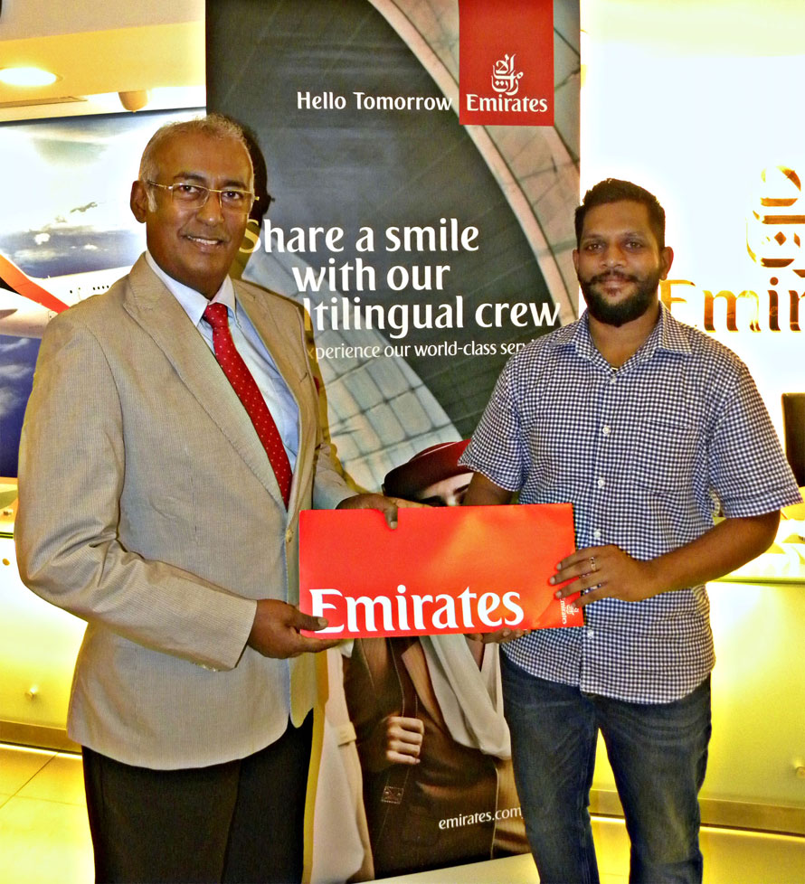 Sri Lankan wins holiday for two in Dubai from Emirates